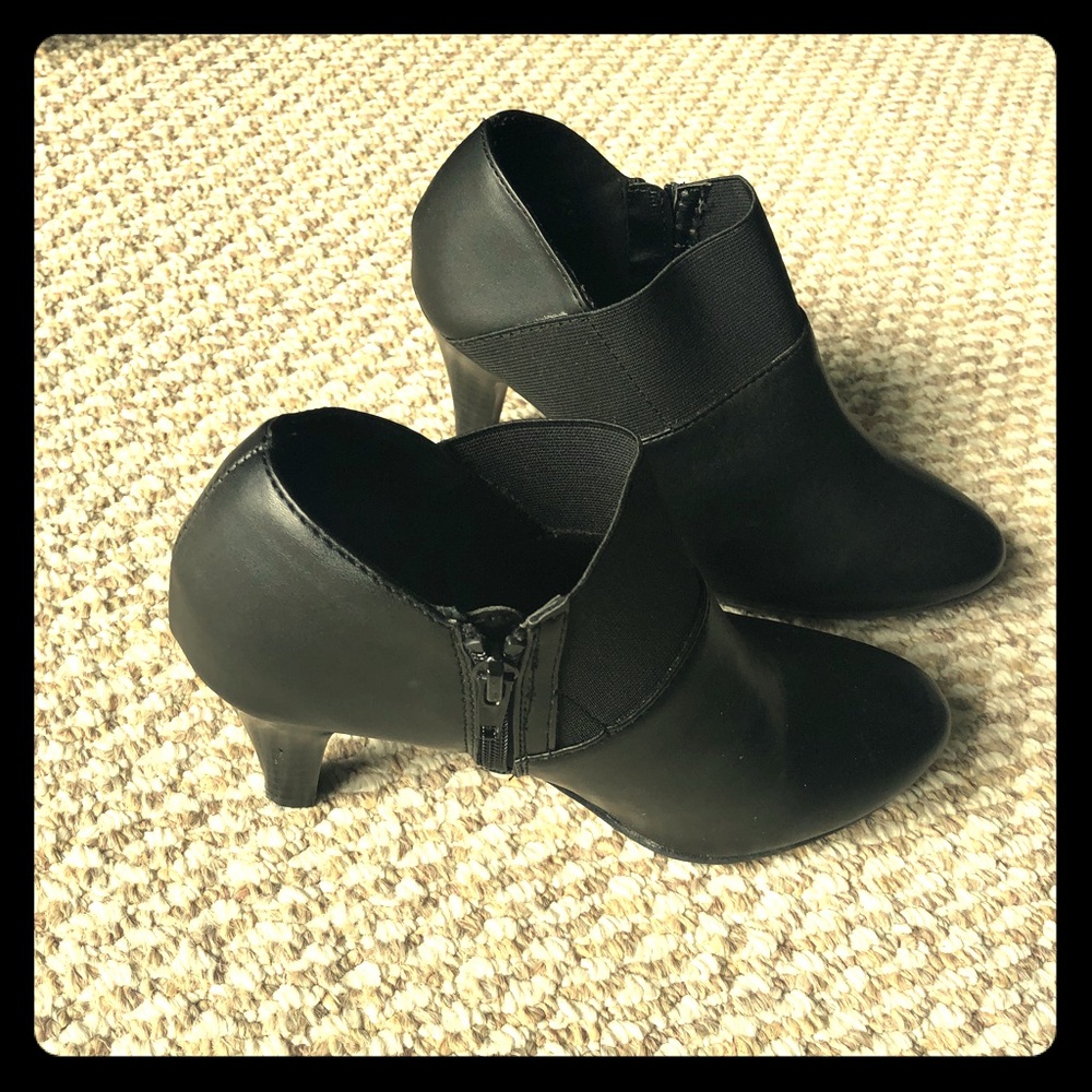 Black ankle boots